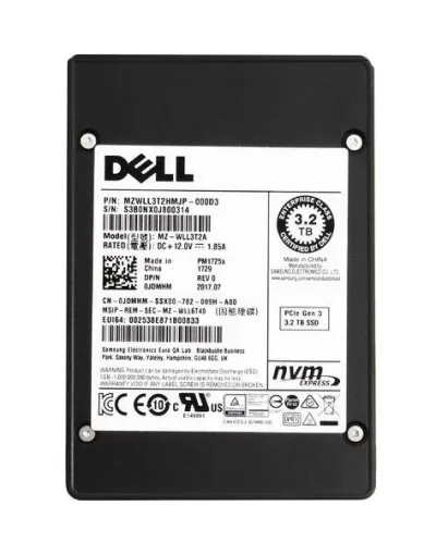 JDMHM - Dell 3.2TB PCI-E 3.0 X4/8 NVMe 2.5-inch Enterprise Solid State Drive