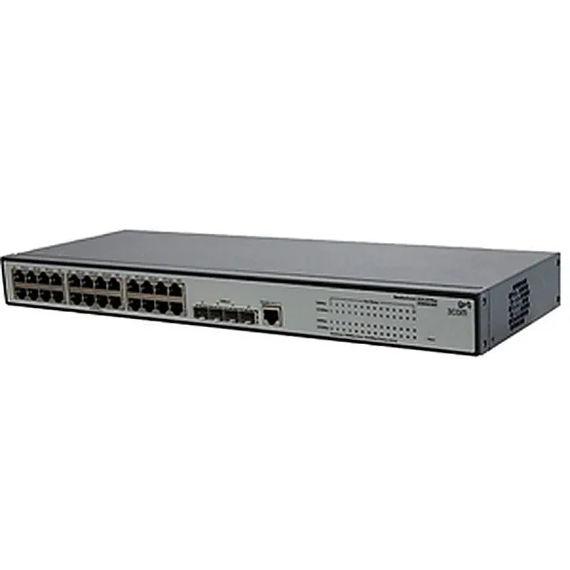HPE JE006-61001 HP JE006-61001 1910 Series 1910-24G 24xPorts 10/100/1000Base-T + 4xSFP (mini-GBIC) Ports Layer2 Managed 1U Gigabit Ethernet Switch