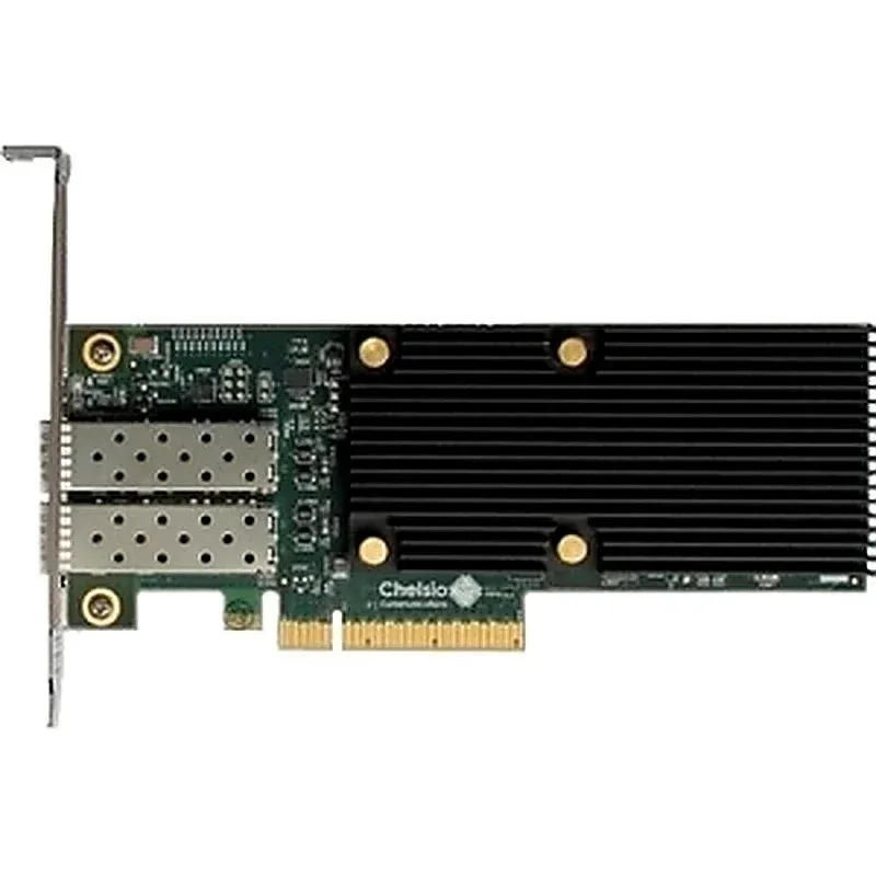 Dell JF0FV Dell 0JF0FV / JF0FV Chelsio T520-Cr 2 x Ports 10GbE SFP+ Ethernet PCI Express x8 Unified Wire Network Adapter Card