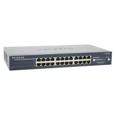 JFS524F - Netgear ProSafe 24-Port 10/100 Ethernet Switch 24 x 10/100Base-TX LAN 1 x Expansion Slot (s) Ethernet Switch