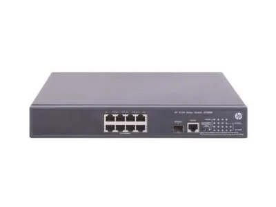 JG309B - HPE FlexNetwork 5120 8G PoE+ 8 x Ports 10/100/1000Base-T + 1 x SFP Layer-2 Managed Gigabit Ethernet Network Switch