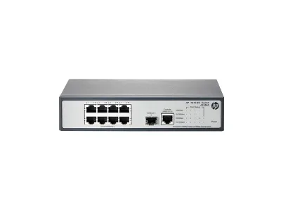 JG348-61101 - HP ProCurve 1910-8G 8-Ports 10/100/1000Base-T + 1-Ports SFP (mini-GBIC) Slots Layer 3 Managed Switch