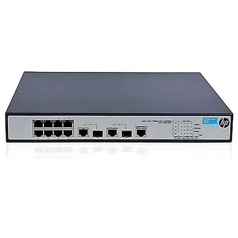 HPE JG537-61101 HP JG537-61101 OfficeConnect 1910 Series 1910-8-PoE+ 8 x Ports PoE+ 10/100Base-TX + 2 x Dual Personality Ports + 2 x SFP Ports Layer 3 Managed Fast Ethernet Network Switch. In Stock