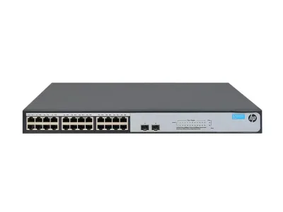 JH018-61001 - HP OfficeConnect 1420-24G 24 x Ports 10/100/1000Base-T + 2 x SFP+ Layer-2 Unmanaged Gigabit Ethernet Network Switch
