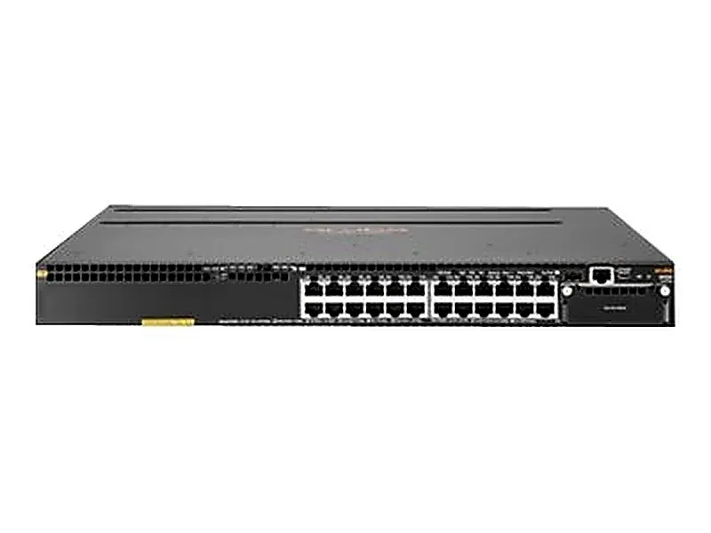 HPE JL071-61101 Aruba 3810M-24G 24-Ports 1GBase-T 1x Open Module Slot 1x Dual-Personality RJ-45/USB micro-B 2-Ports RJ-45 Console/Management 1U Rack-mountable Layer 3 Manageable Gigabit Ethernet Netwo