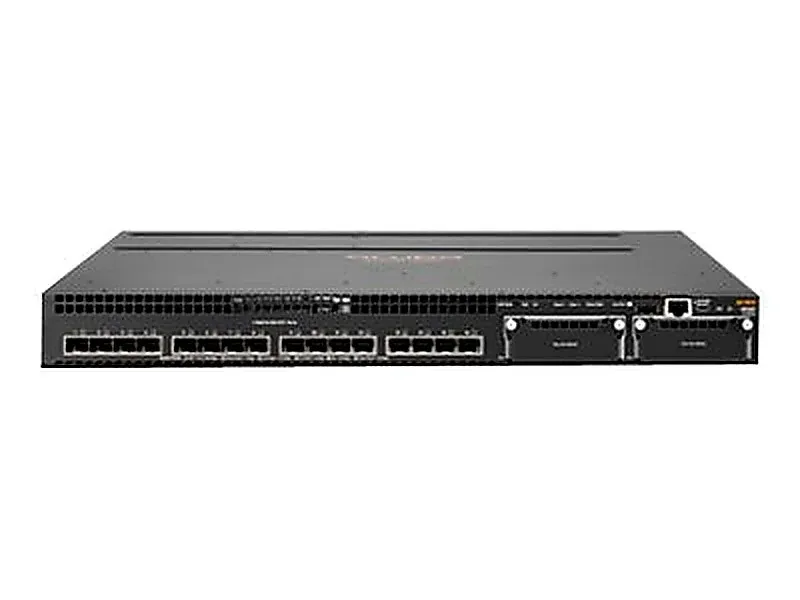 HPE JL075-61101 Aruba 3810M-16SFP+ 16-Ports 1GBase-T 2x Open Slots 1x RJ-45 Serial Console Port 1x Dual-Personality RJ-45/USB micro-B Layer 3 Managed 1U Rack-Mountable Gigabit Ethernet Network Switch