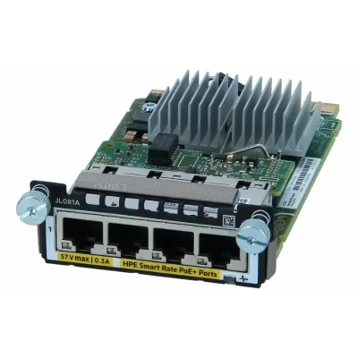 JL081A - HP Aruba 3810M 2930M 4 Smart RTE PoE+ Module