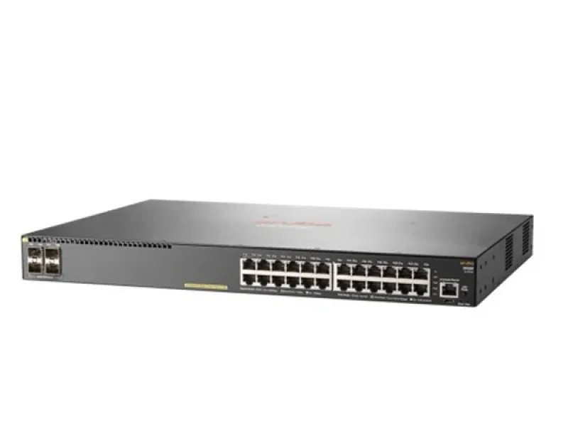 HPE JL253-61101 Aruba 2930F 24-Ports 10/100/1000Base-T RJ-45 4-Ports 10GBase-X SFP+ Layer 3 Manageable 1U Rack-mountable Gigabit Ethernet Network Switch