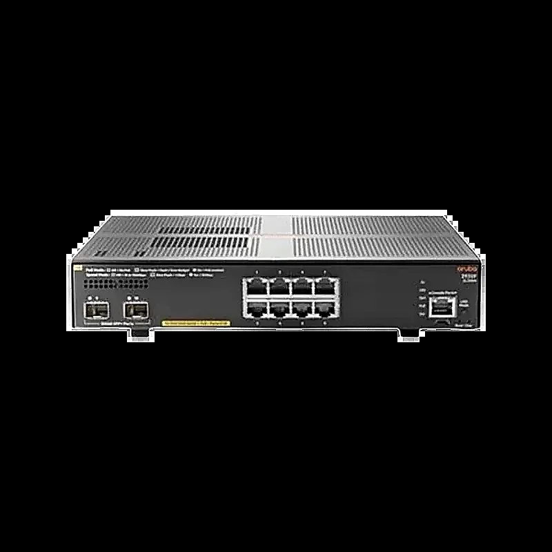 HPE JL258-60101 HP JL258-60101 Aruba 2930F Series 2930F-8G-PoE+-2SFP+ 8 x Ports PoE+ 10/100/1000Base-T + 2 x SFP+ Ports Layer3 Managed 1U Rack-Mountable Gigabit Ethernet Network Switch