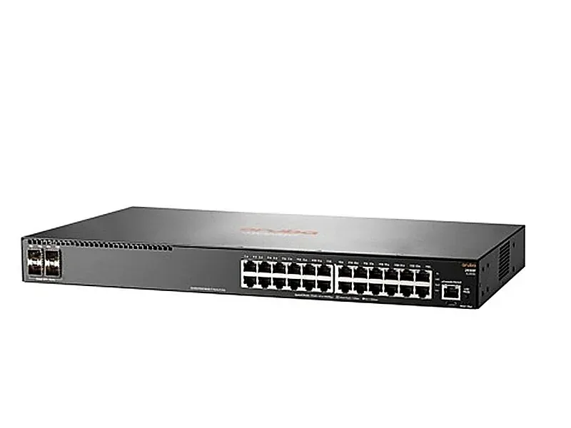 HPE JL259-61101 Aruba 2930F-24G-4SFP 24-Ports 1GBase-T 4-Ports SFP Layer 3 Managed 1U Rack-mountable GbE Network Switch