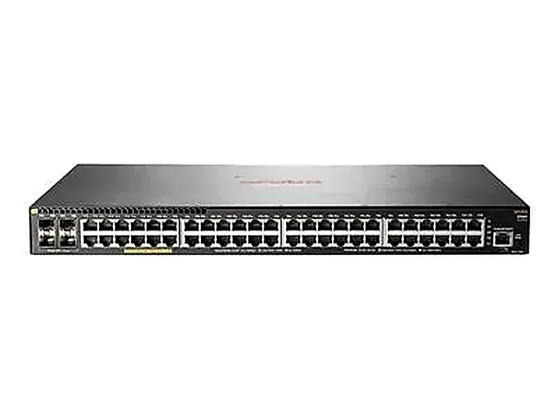 HPE JL264-61101 HP JL264-61101 2930F 48G PoE+ 4SFP+ 48xRJ-45 Ports PoE+ 10/100/1000Base-T + 4xSFP+ Ports Layer3 Managed 1U Gigabit Ethernet Switch. In Stock