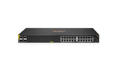 JL677A - HP Aruba 6100 24G 24 x Ports 10/100/1000Base-T + 4 x SFP+ Layer-3 Managed Gigabit Ethernet Network Switch