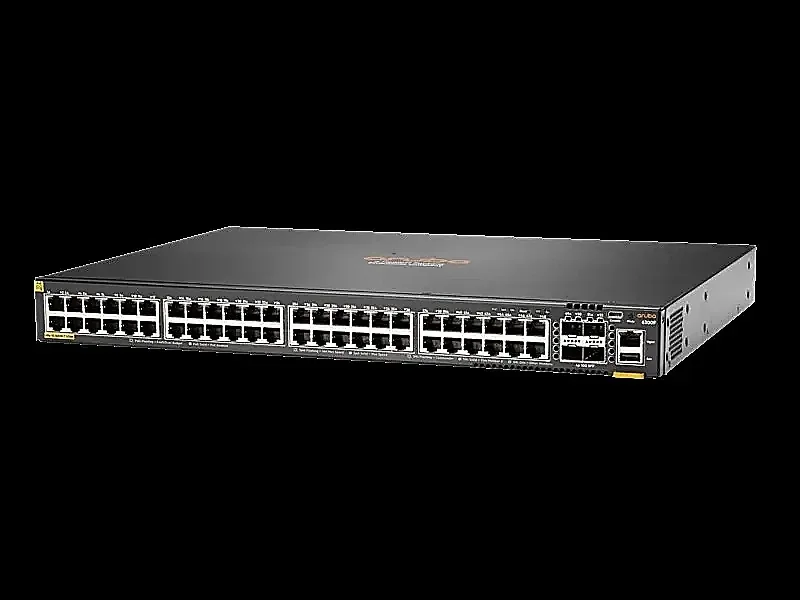 HPE JL727-61001 Aruba 6200F 48-Ports PoE+ 1000Base-T 4-Ports SFP+ Layer 3 Managed 1U Rack-Mountable Stackable GbE Network Switch