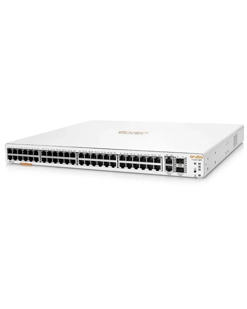 HPE JL808-61101 Aruba Instant ON 1960-48G-2XGT-2SFP+ 48-Ports 10/100/1000Base-T 2-Ports 10GbE SFP+ 2-Ports 10GBase-T Layer3 Managed Rack-mountable Gigabit Ethernet Network Switch