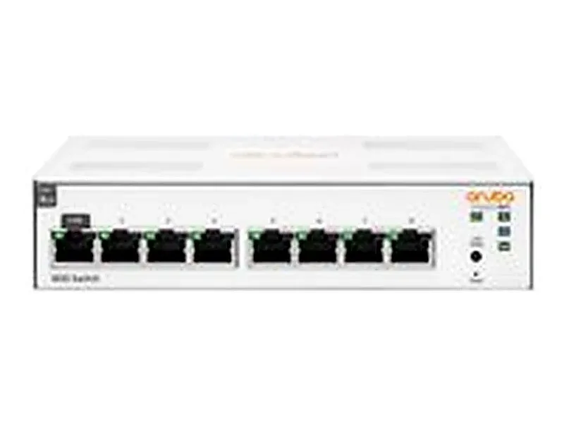HPE JL810-61101 Aruba Instant On 1830-8G 7x 1000Base-T RJ-45 1x PoE Input RJ-45 1000Base-T Layer 2 Smart-Managed GbE Network Switch
