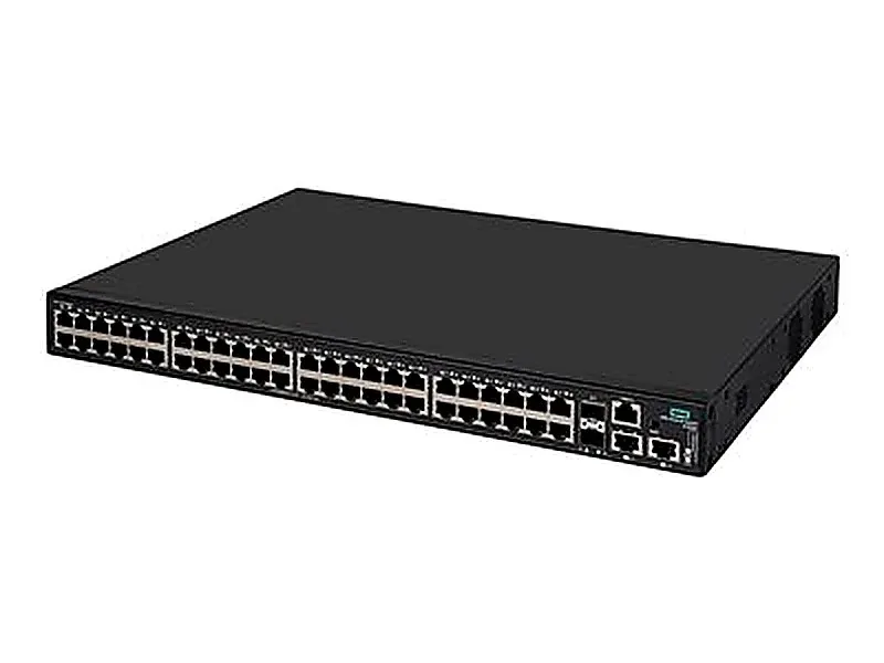 HPE JL825-61001 FlexNetwork 5140 48G 48-Ports PoE+ 10/100/1000Base-T RJ-45 Gigabit Ethernet 2-Ports 10GBase-T RJ-45 2-Ports 10GBase-X SFP+ Layer 3 Managed 1U Rack-mountable Network Switch