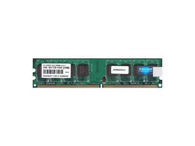 JM388Q643A-5 - Transcend 1GB DDR2-533MHz PC2-4200 ECC Unbuffered CL4 240-Pin DIMM Dual Rank Memory Module