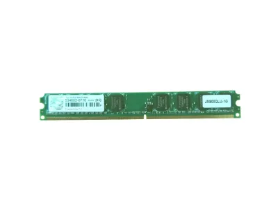 JM800QLU-1G - Transcend 1GB DDR2-800MHz PC2-6400 non-ECC Unbuffered CL6 240-Pin DIMM Single Rank Memory Module
