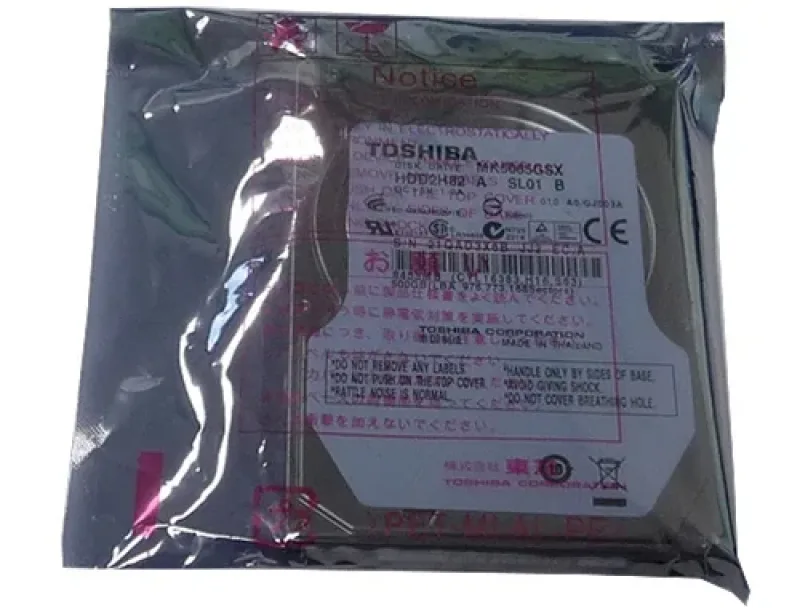 K000039530 - Toshiba 60GB 5400RPM SATA 1.5GB/s 8MB Cache 2.5-inch Hard Disk Drive