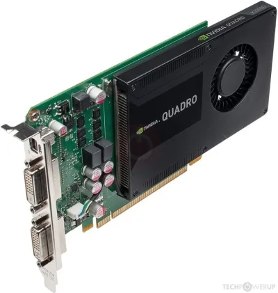 K2000D - Nvidia Quadro 2GB PCI Express x16 Dl-DVI+ 2x DisplayPort Video Graphics Card