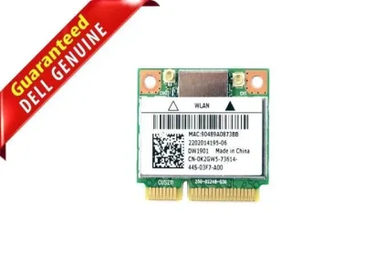 K2GW5 - Dell WiFi Card Atheros Mini PCI-Express 802.11a/b/g/n Bluetooth Half-Height