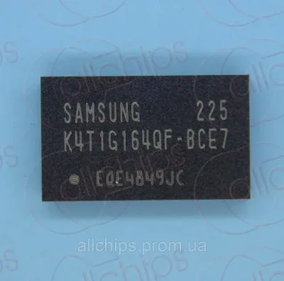 K4T1G164QF-BCE7 - Samsung DDR2-800MHz 64Mx16 Pb-Free DRAM Memory Chip