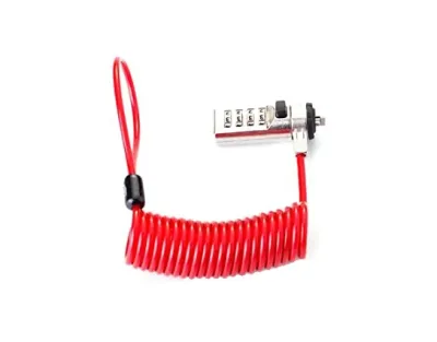 K64671AM Kensington K64671AM Portable Combination Laptop Lock (Red)
