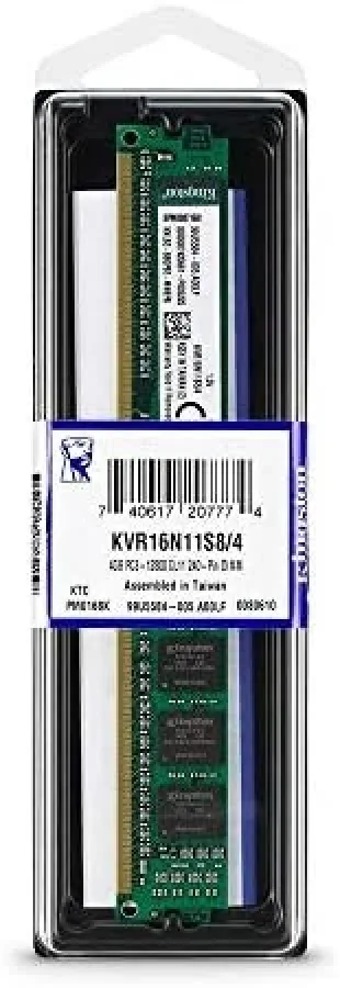 Kingston KAC-VR316S/4G 4GB DDR3-1600MHz PC3-12800 non-ECC Unbuffered CL11 240-Pin DIMM Single Rank Memory Module