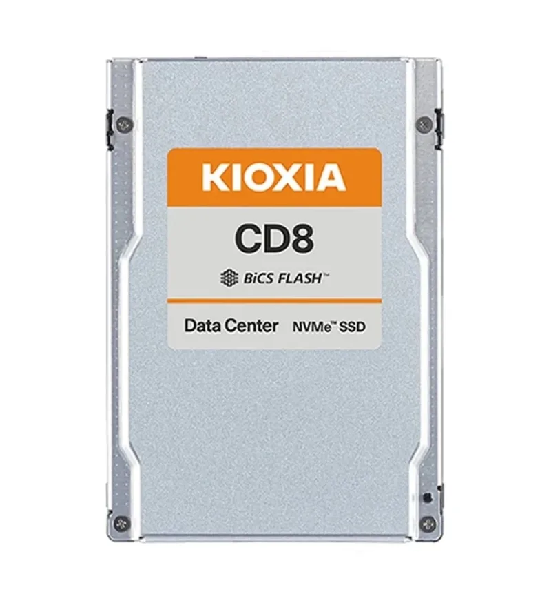 KIOXIA KCD8DRUG1T92 CD8-R Series 1.92TB Triple-Level Cell PCI Express NVMe 4.0 x4 Read Intensive SFF 2.5-Inch SED Solid State Drive