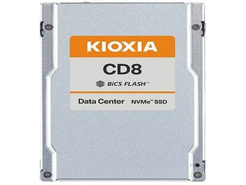 KIOXIA KCD8XRUG960G CD8-R 960GB Triple-Level Cell Read Intensive PCI Express NVMe 4.0 x4 SIE 2.5-In Solid State Drive (OEM)