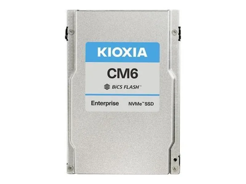 KIOXIA KCM6DRUL3T84 CM6-R 3.84TB PCI Express 4.0 x4 NVMe SED 2.5-inch U.3 Solid State Drive