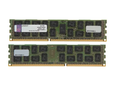 Kingston KCP316RS8/4 4GB DDR3-1600MHz PC3-12800 ECC Registered CL11 240-Pin DIMM Single Rank Memory Module