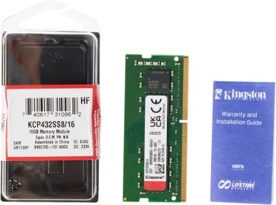 Kingston Technology KCP421SS8/4 4GB DDR4-2133MHz PC4-17000 non-ECC Unbuffered CL15 260-Pin SoDimm 1.2V Memory Module