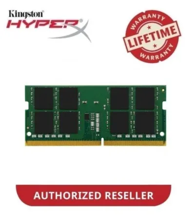 Kingston KCP432SD8/32 32GB PC4-25600 DDR4-3200MHz non-ECC Unbuffered CL22 SoDIMM 1.2V Dual-Rank Memory Module