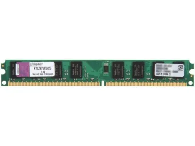 Kingston KFJ2890/2G 2GB DDR2-800MHz PC2-6400 non-ECC Unbuffered CL5 240-Pin DIMM Dual Rank Memory Module