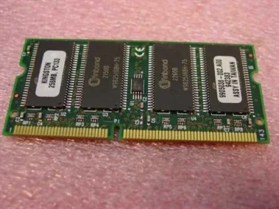 Kingston KGW-SO133/64 64MB 133MHz PC133 non-ECC Unbuffered CL3 144-Pin SoDimm Memory Module