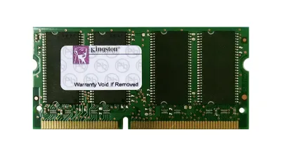 KGWSO133128 - Kingston 128MB SDRAM 133MHz PC133 non-ECC Unbuffered CL3 144-Pin SoDimm Memory Module for Gateway Notebooks