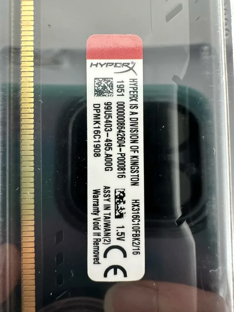 Kingston Technology KHX18C10AT3K2/16X 16GB Kit (2 X 8GB) DDR3-1866MHz PC3-14900 non-ECC Unbuffered CL13 240-Pin DIMM 1.5V Memory