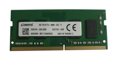 KKN2NM-MIE - Kingston 4GB PC4-21300 DDR4-2666MHz non-ECC Unbuffered CL19 SoDIMM 1.2V Single-Rank Memory Module