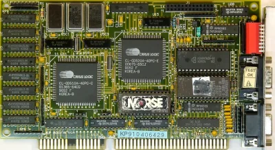 Cirrus KP800/16 VGA Video Graphics Card