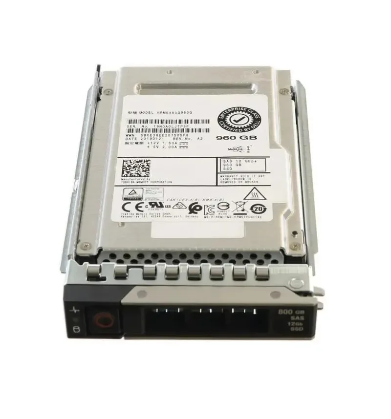 KPM5WRUG960G - Toshiba Kioxia PM5-R Series 960GB SAS 12Gb/s SED FIPS 2.5-inch Internal Solid State Drive