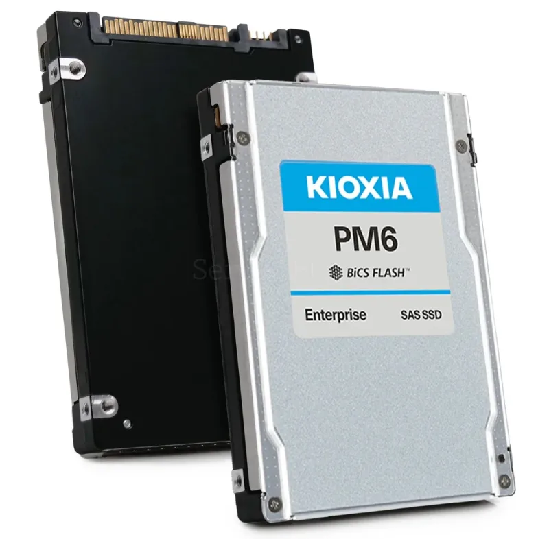 KIOXIA KPM61RUG3T84 PM6-R 3.84TB Triple-Level Cell SAS 24Gb/s 2.5-inch Solid State Drive . In Stock