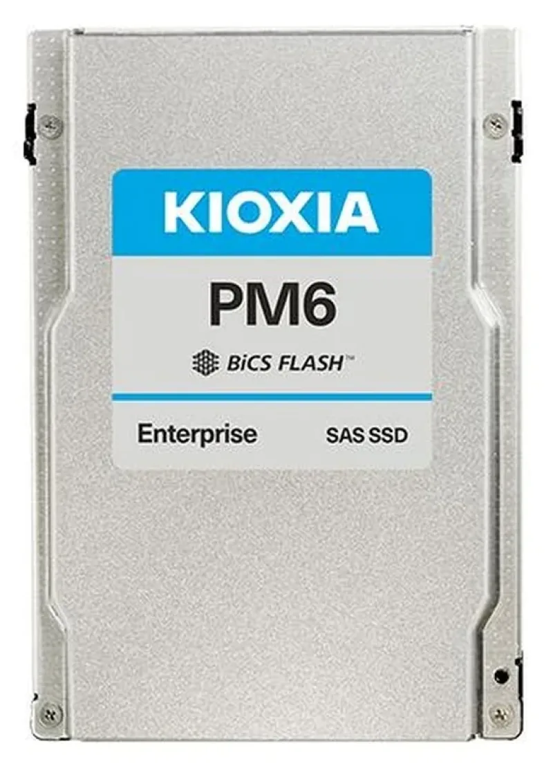 KIOXIA KPM6XVUG1T60 PM6-V 1.6TB Triple-Level Cell 24Gb/s SAS Mixed Use SFF 2.5-Inch Solid State Drive