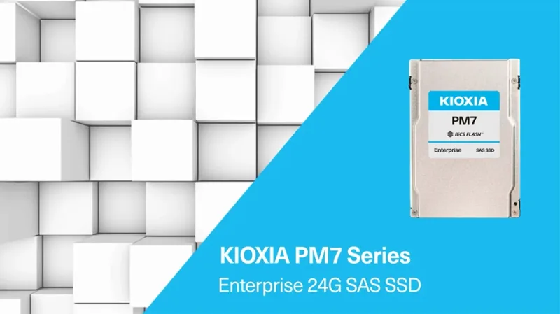 KIOXIA KPM71RUG30T7 Kioxia PM7-R Series 24G SAS Enterprise SSD 30.72 TB. In Stock