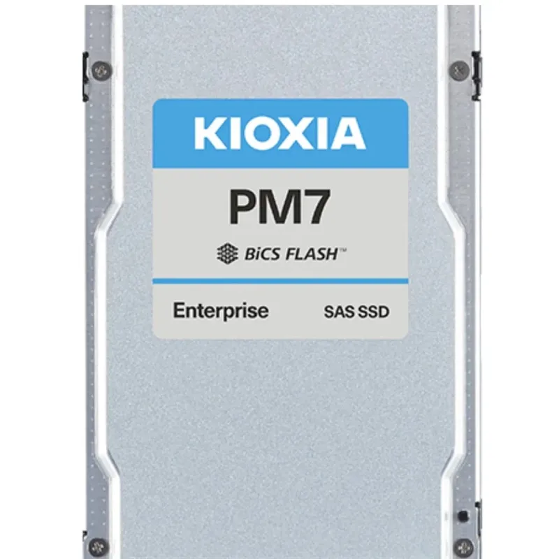 KIOXIA KPM7VRUG30T7 PM7-R Series 30.72TB Triple-Level Cell SAS 24Gb/s Read Intensive SFF 2.5-Inch SED BICS Flash Enterprise Solid State Drive