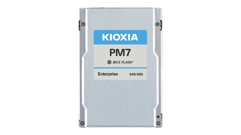 KIOXIA KPM7WVUG960G KIOXIA PM7-V 960GB 2.5-inch SAS SSD, read-intensive/mixed use for enterprise servers