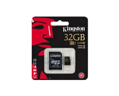 KR-C1132-2P - Kingston 32GB microSDHC Flash Memory Card