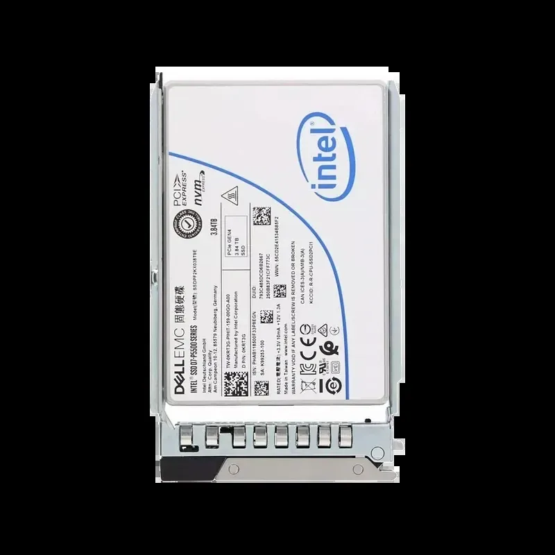 Dell KRT3G Dell Dell 0KRT3G / KRT3G 3.84TB Triple-Level Cell PCI Express NVMe 4.0 x4 U.2 2.5-Inch Solid State Drive For 14g Poweredge Server