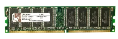 Kingston KRX3200K2/1G 1GB Kit (2 X 512MB) DDR-400MHz PC3200 ECC Registered CL3 184-Pin DIMM Memory