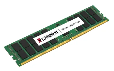 Kingston Technology KSM32RS8/16MEM 16GB DDR4-3200MHz PC4-25600 ECC Registered CL22 288-Pin RDIMM 1.2V Single Rank Memory Module